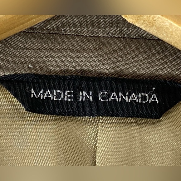 Aquascutum of London Beige Blazer Mens Size 40 R Wool Made in Canada - Picture 5 of 11